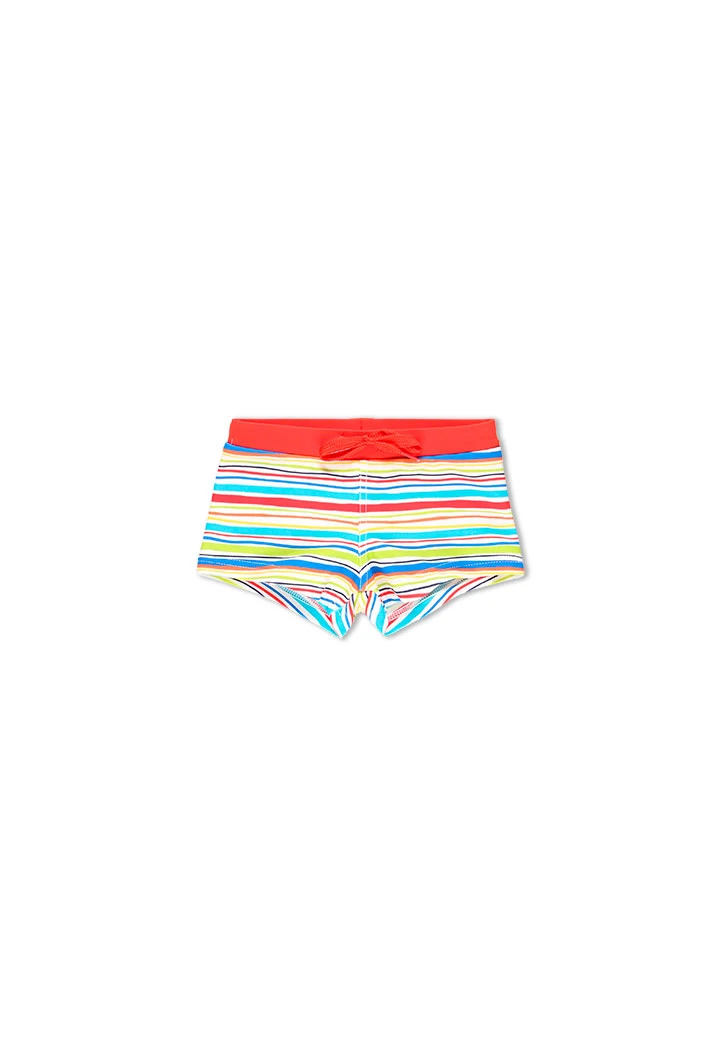 Maillot de bain polyamida à rayures pour bébé garçon