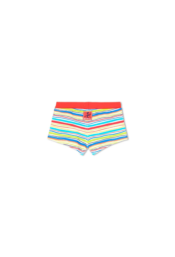 Maillot de bain polyamida à rayures pour bébé garçon