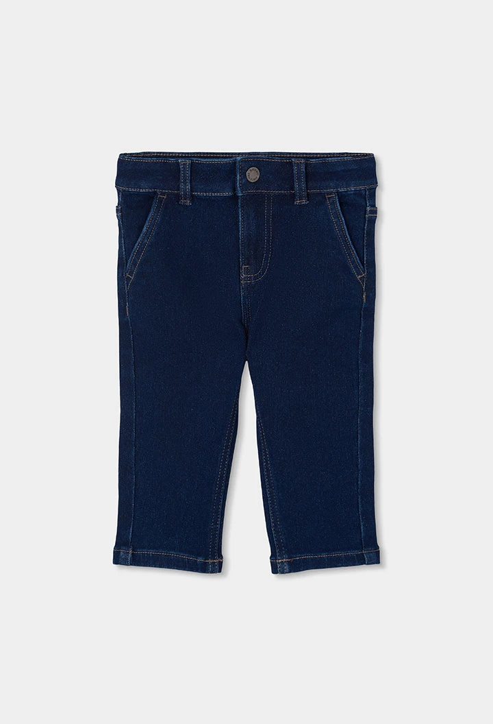 Marineblaue Denim-Hose für Jungen