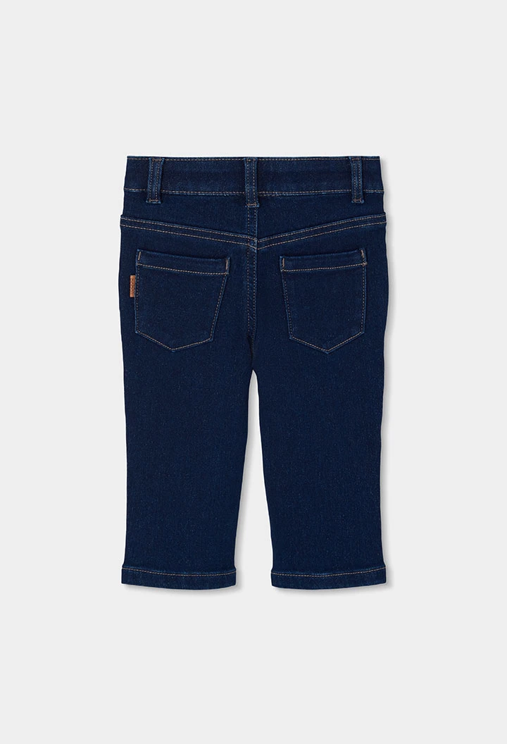 Marineblaue Denim-Hose für Jungen