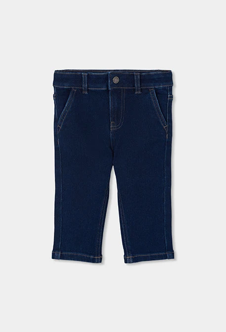 Marineblaue Denim-Hose für Jungen