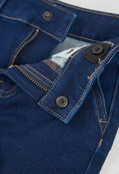 Marineblaue Denim-Hose für Jungen
