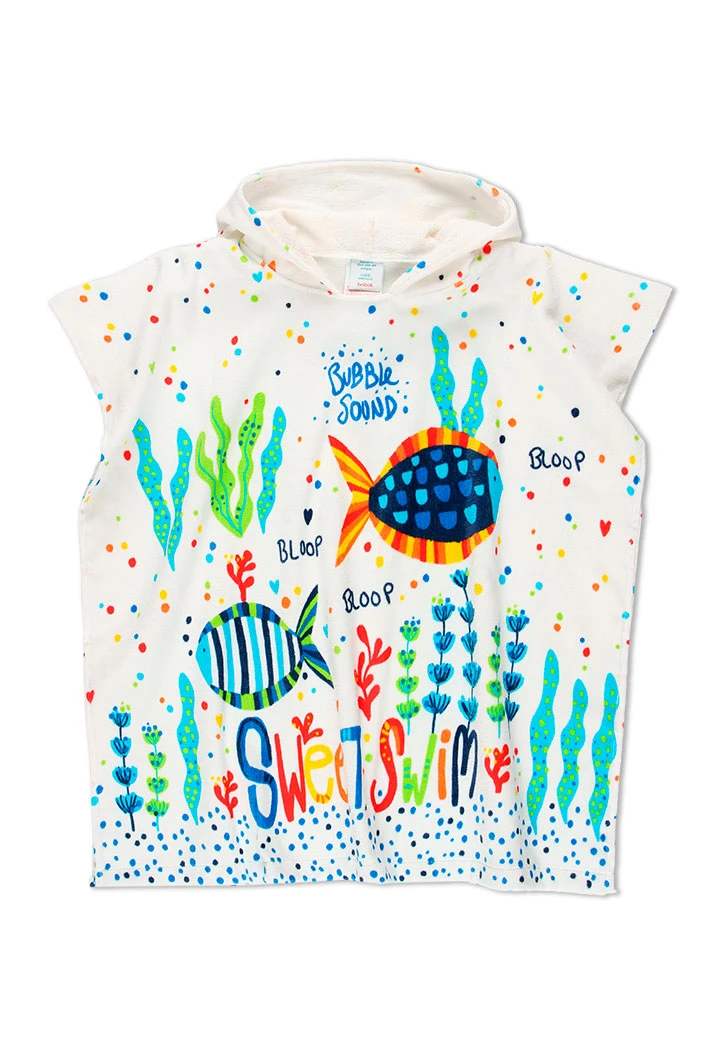 Drap de plage à capuche pour bébé
