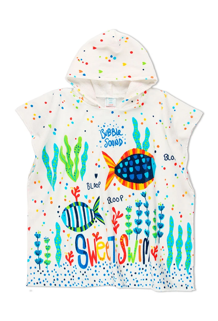 Drap de plage à capuche pour bébé