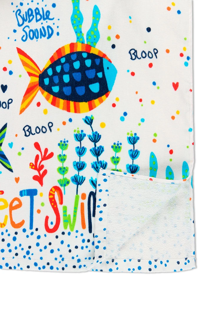 Drap de plage à capuche pour bébé