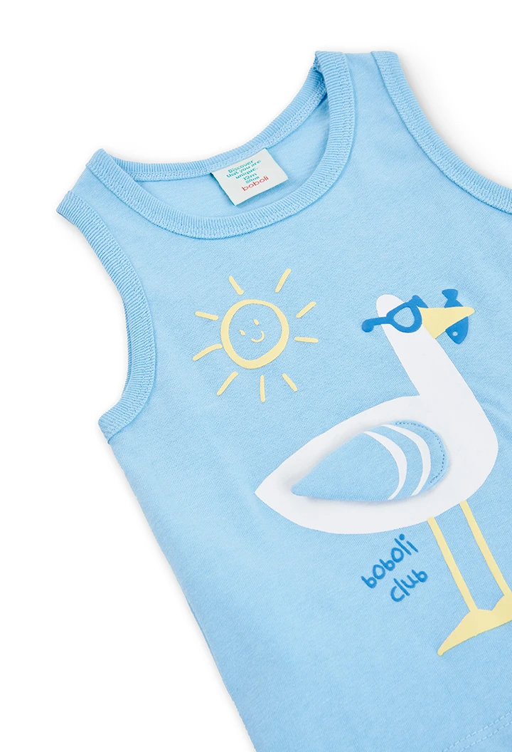 T-Shirt gestrickt hosenträger für baby junge