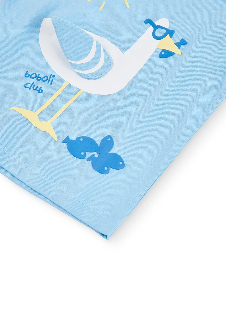 T-Shirt tricot à bretelles pour bébé garçon