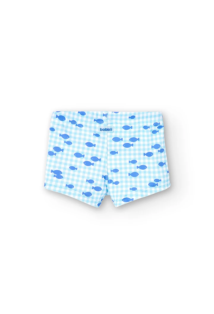 Bond swimsuit vichy for baby boy