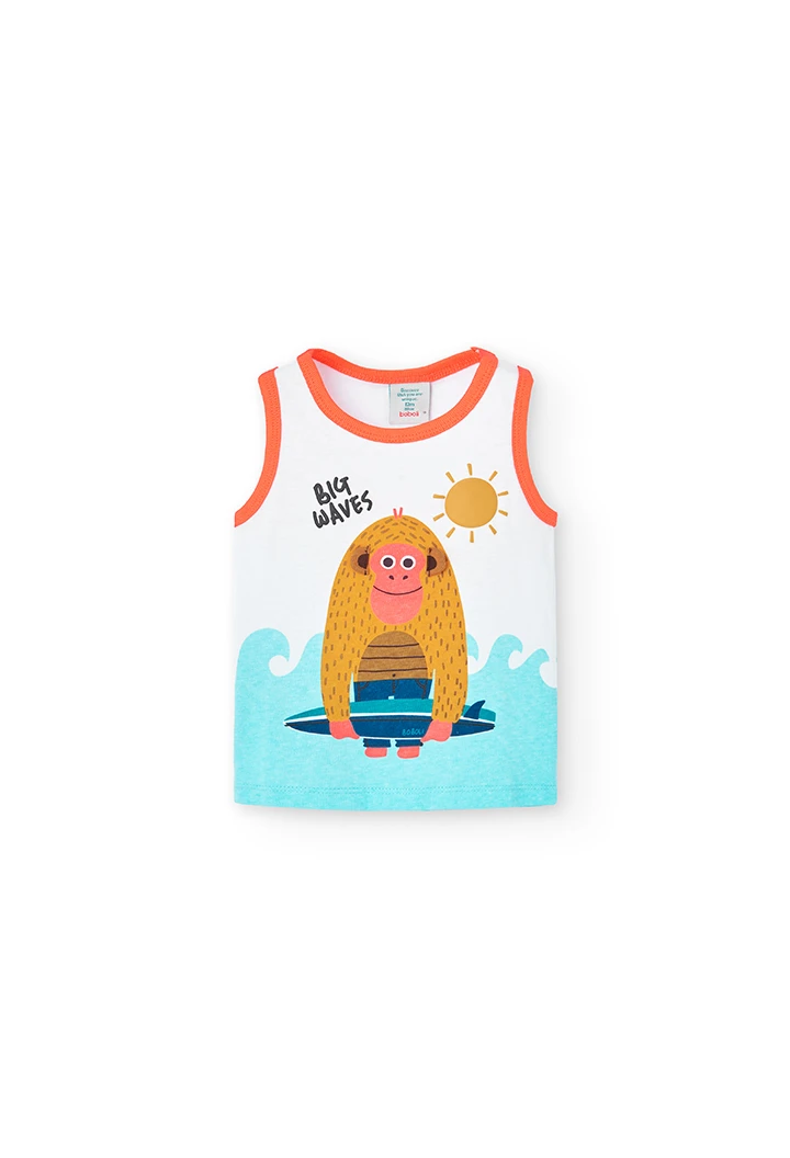 T-Shirt tricot imprimée pour bébé