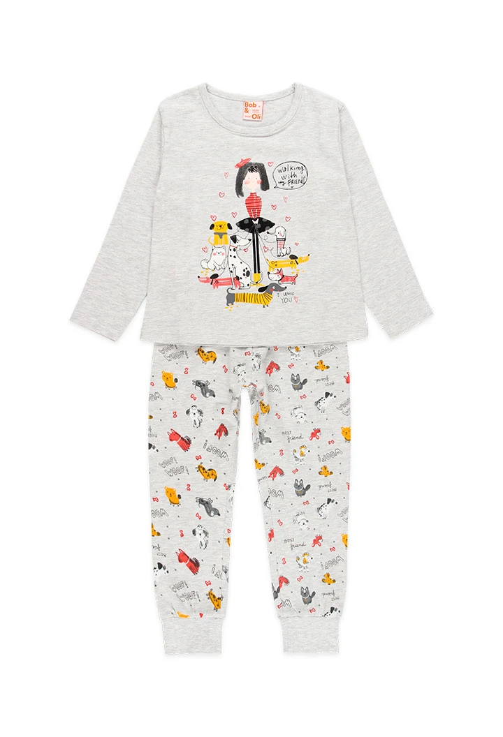 Pijama punt elàstic orggànic de nena