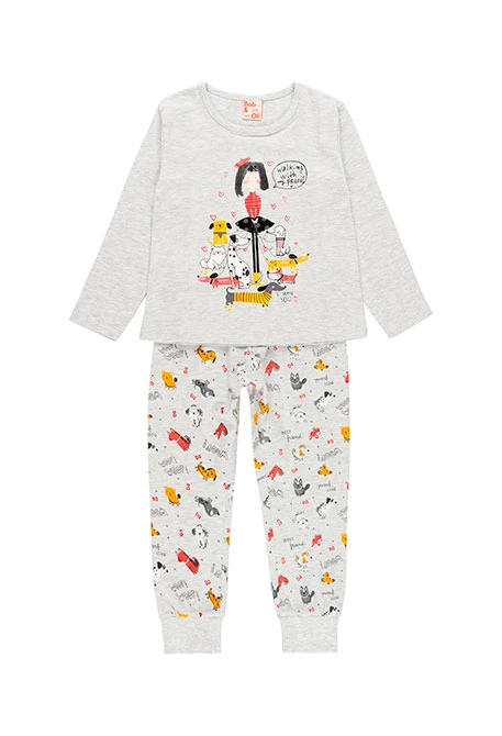 Pyjama stretch pour fille - organique