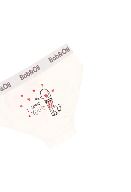 Pack de 3 culottes pour fille - organique