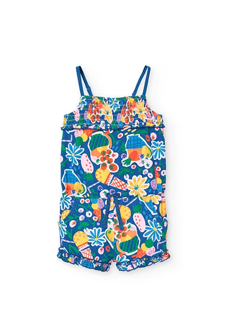 Robe en maille pour fille avec imprimé de fraises