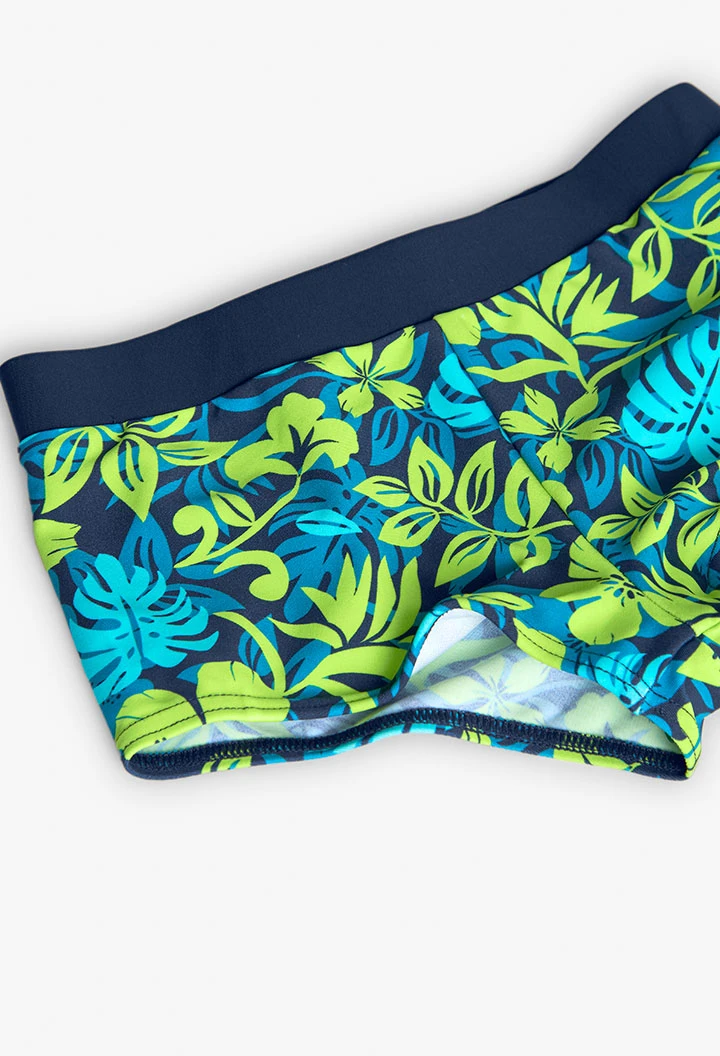 Bikini en polyamide pour fille avec imprimé tropical