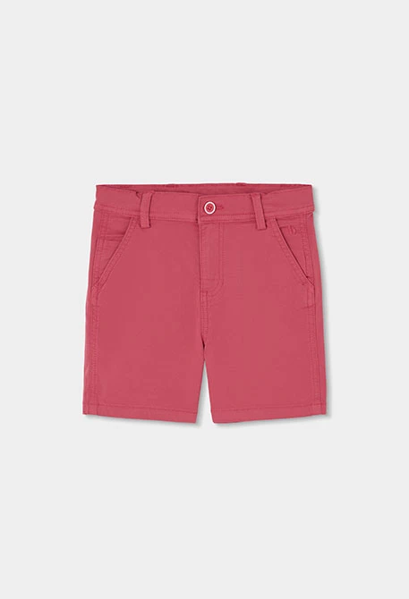 Bermuda cotone rosso