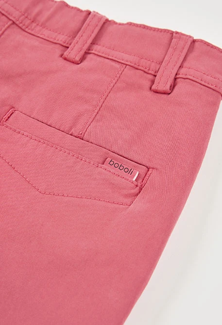 Bermudas algodão vermelho