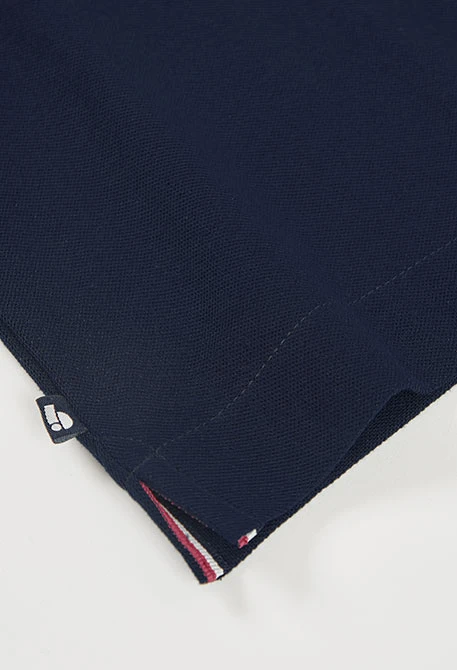 Navy blue cotton child?s polo