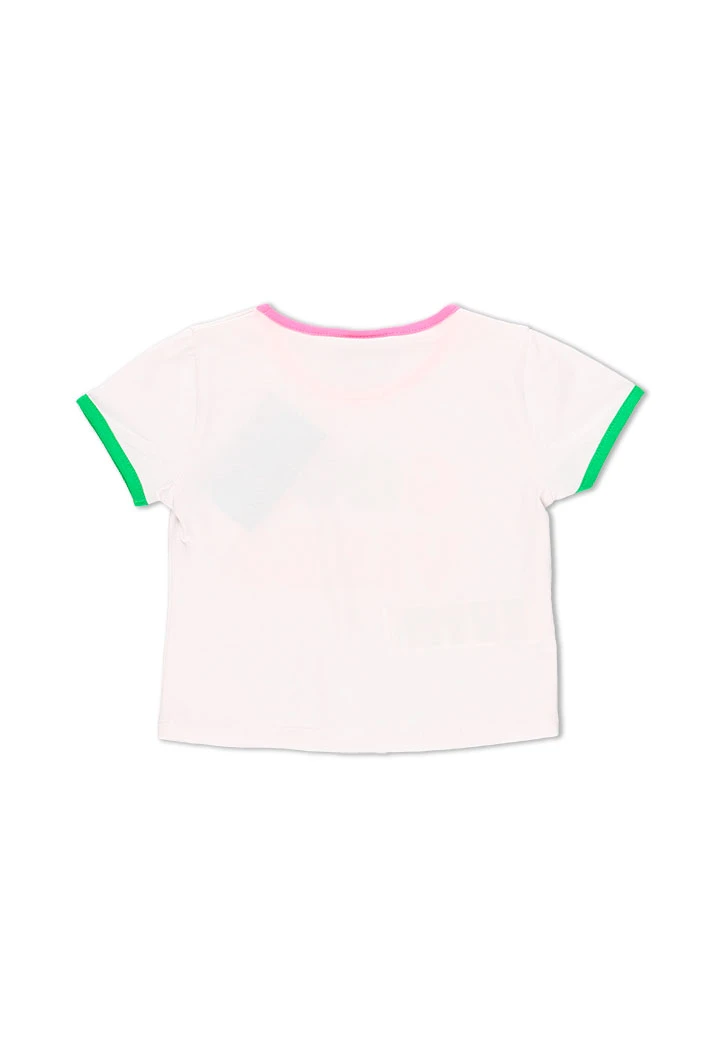 T-Shirt tricot manche courte pour fille