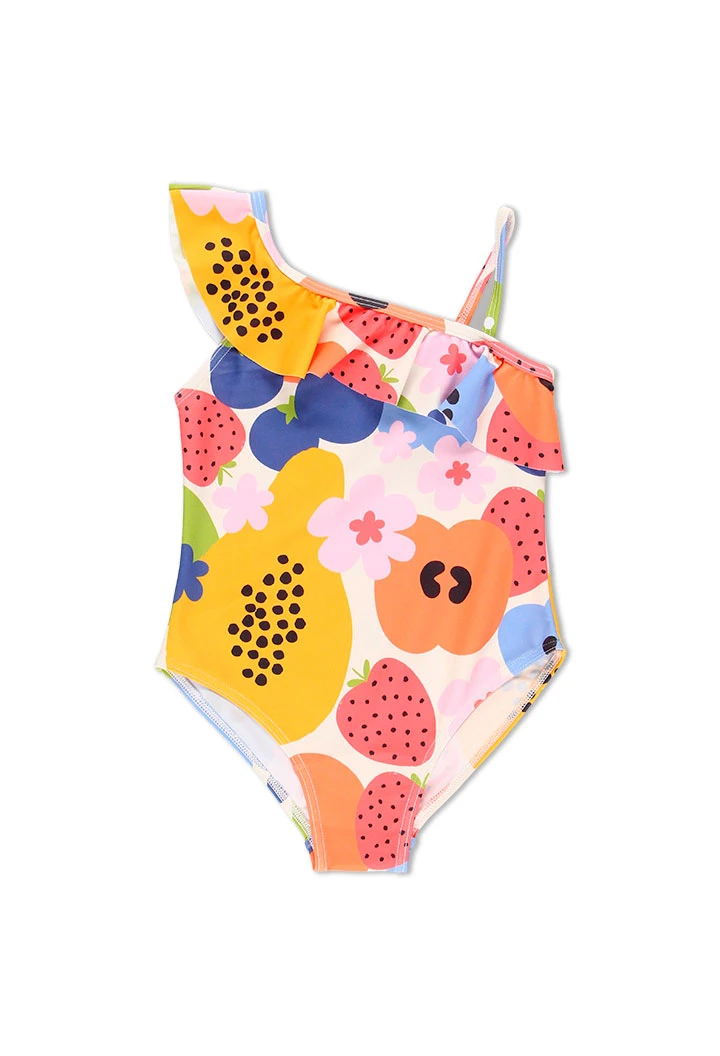 Maillot de bain polyamide fruits pour fille