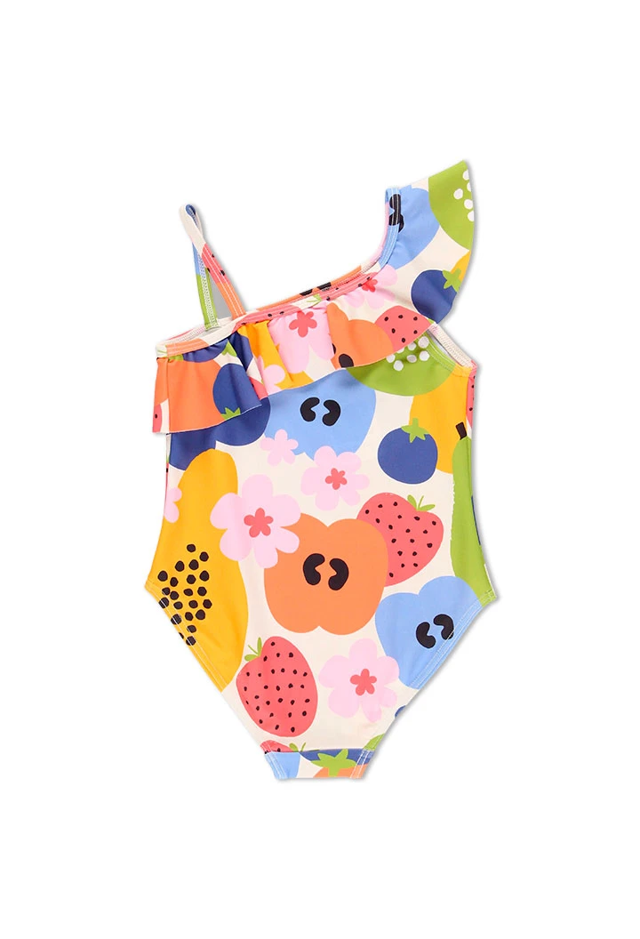 Maillot de bain polyamide fruits pour fille