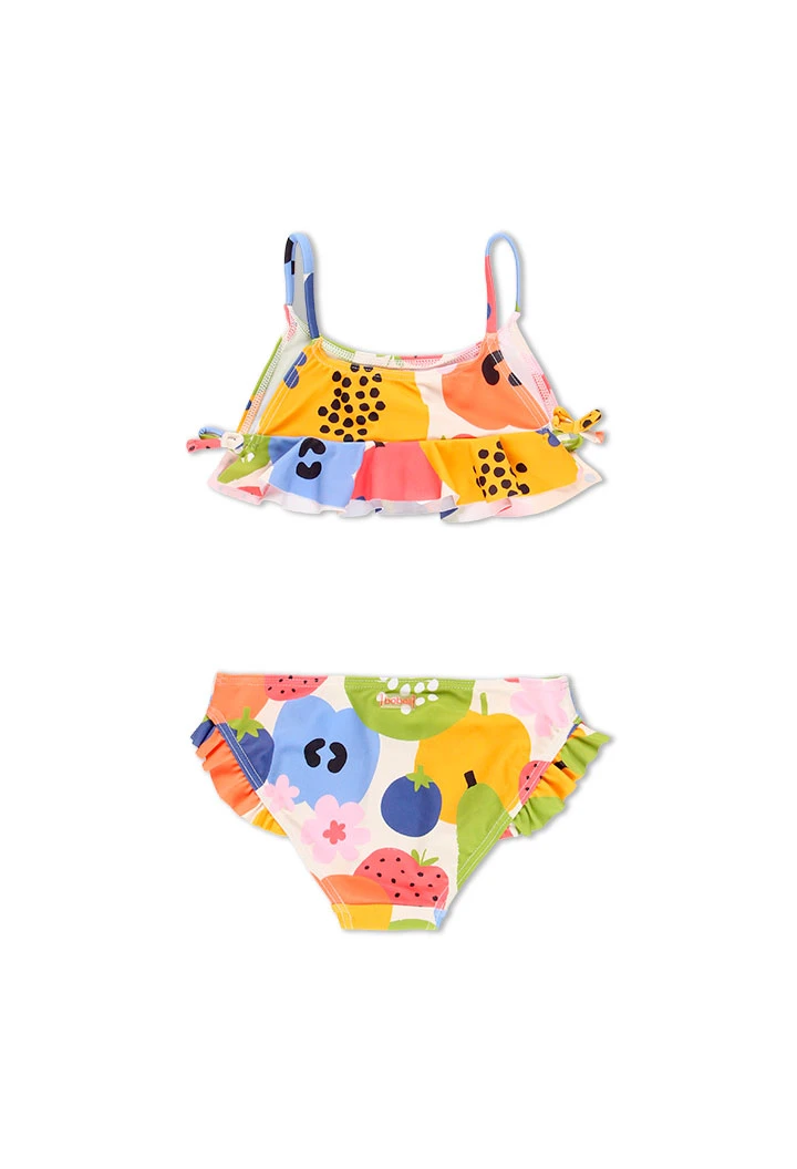 Bikini polyamide fruits pour fille