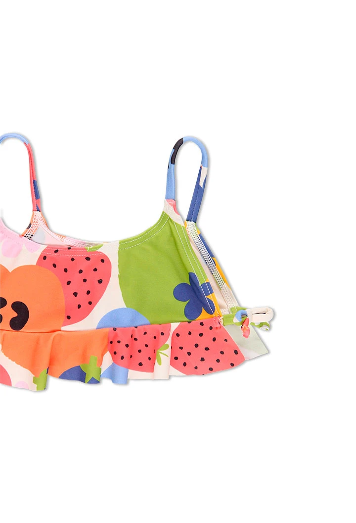 Bikini polyamide fruits pour fille