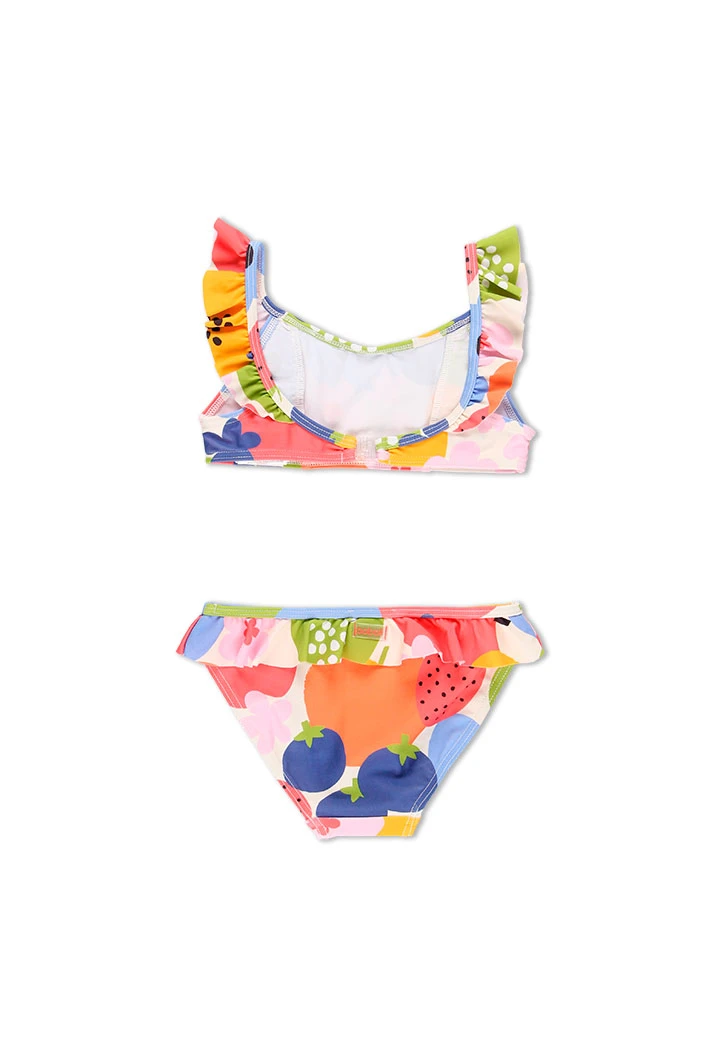 Bikini polyamide fruits pour fille