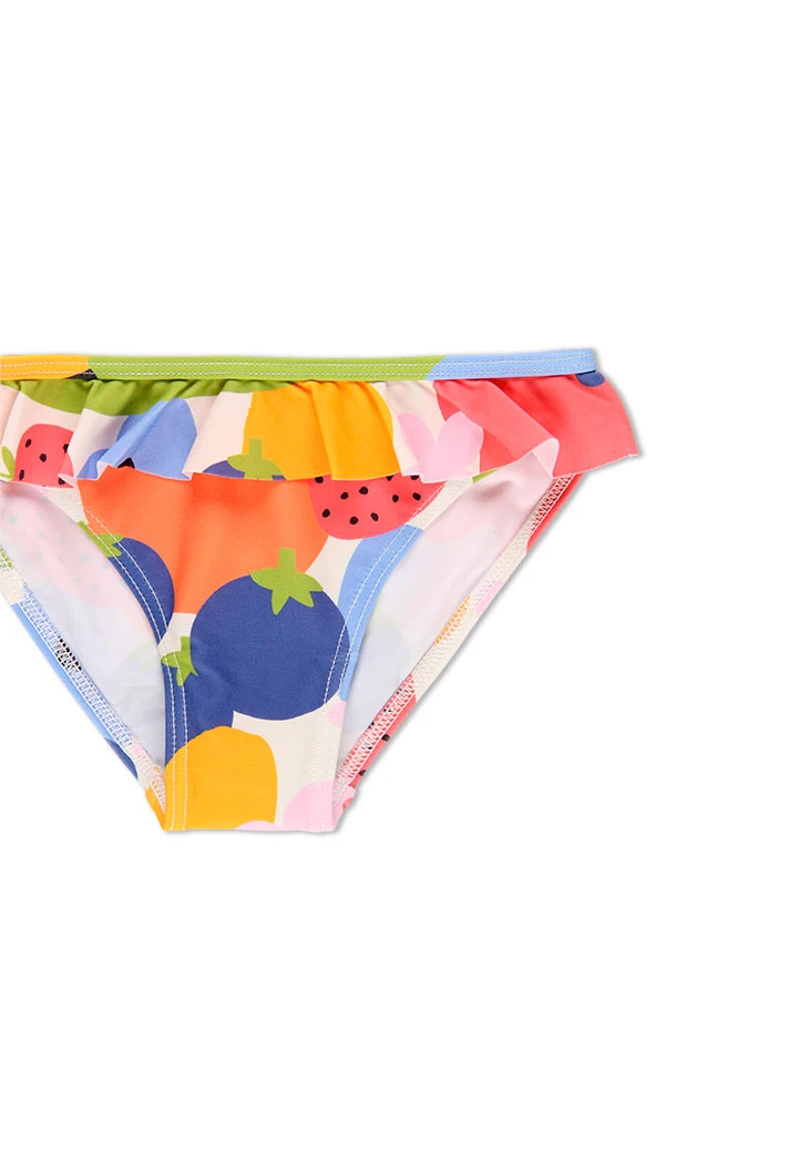 Bikini polyamide fruits pour fille