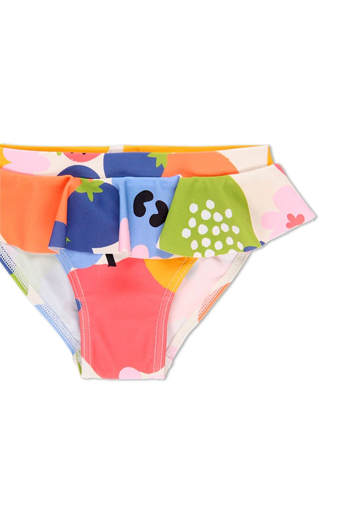 Culotte polyamide fruits pour fille