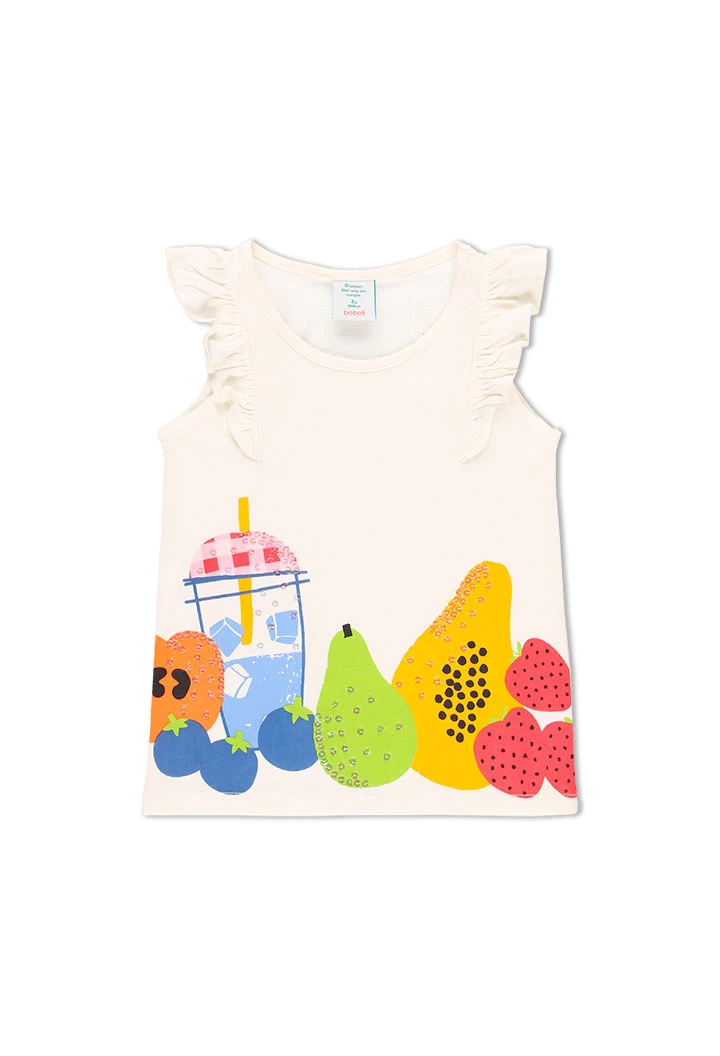 T-Shirt tricot pour fille