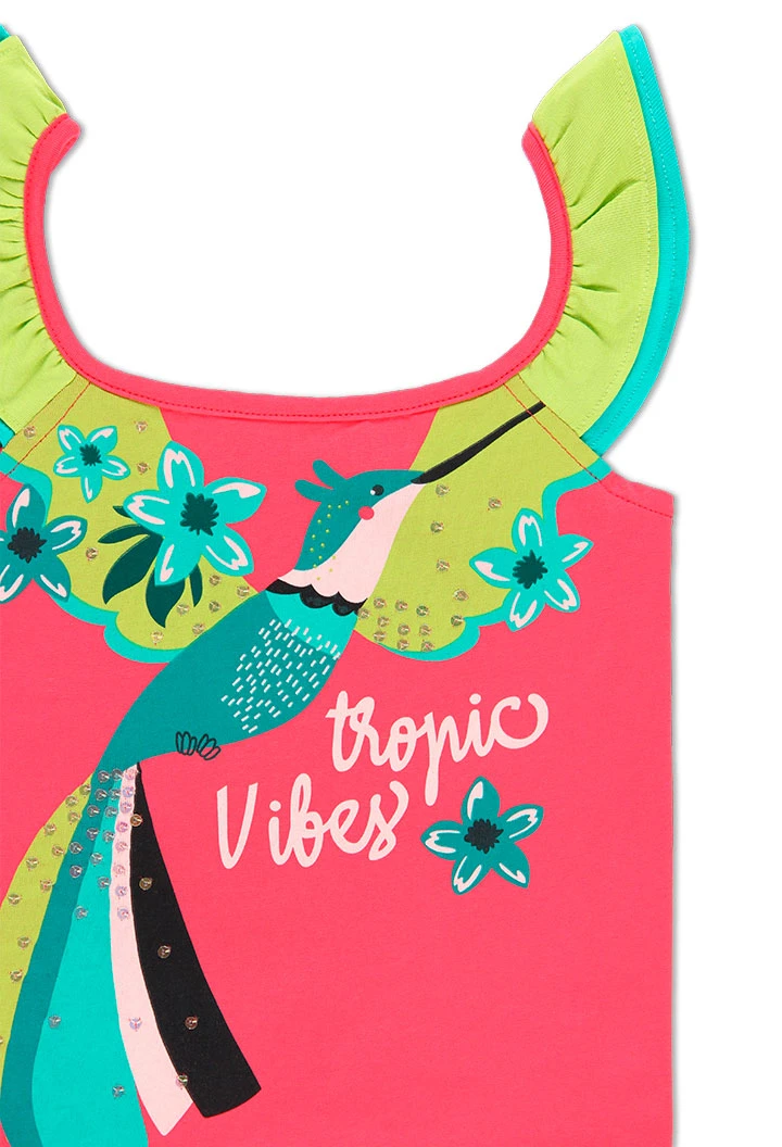 T-Shirt tricot pour fille