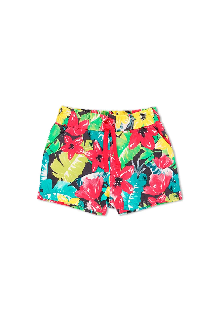 Short imprimé pour fille