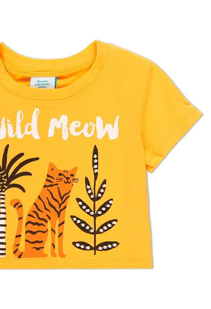T-Shirt tricot pour fille