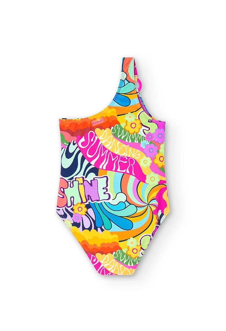 Swimsuit printed for girl