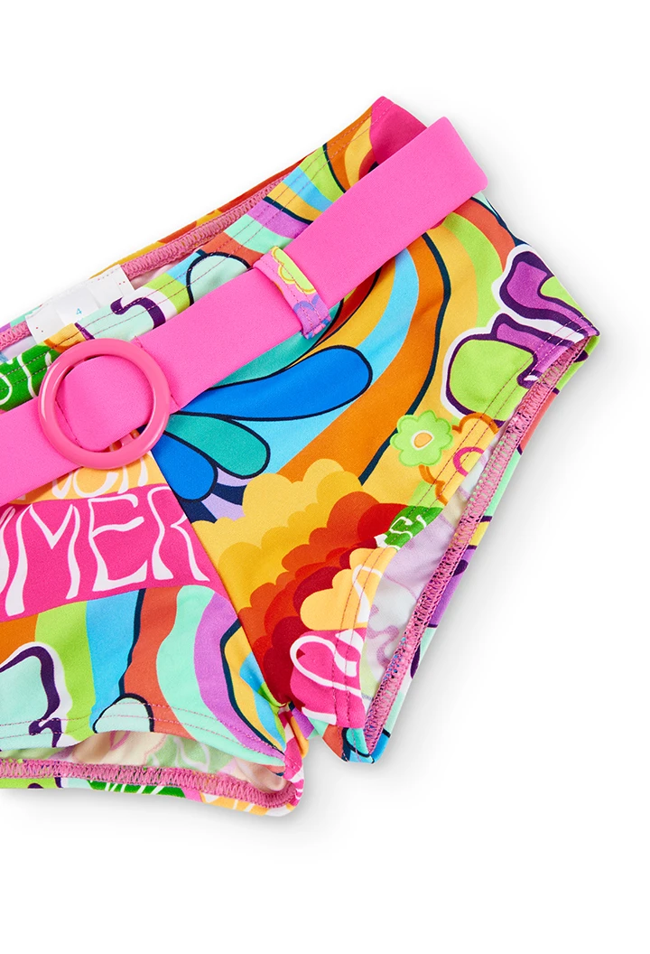 Biquini estampado para menina