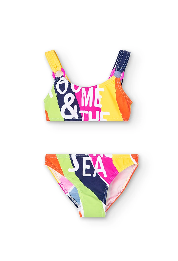 Bikini imprimé pour fille