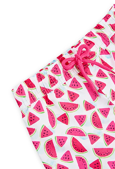 Bermuda tricot imprimé pour fille