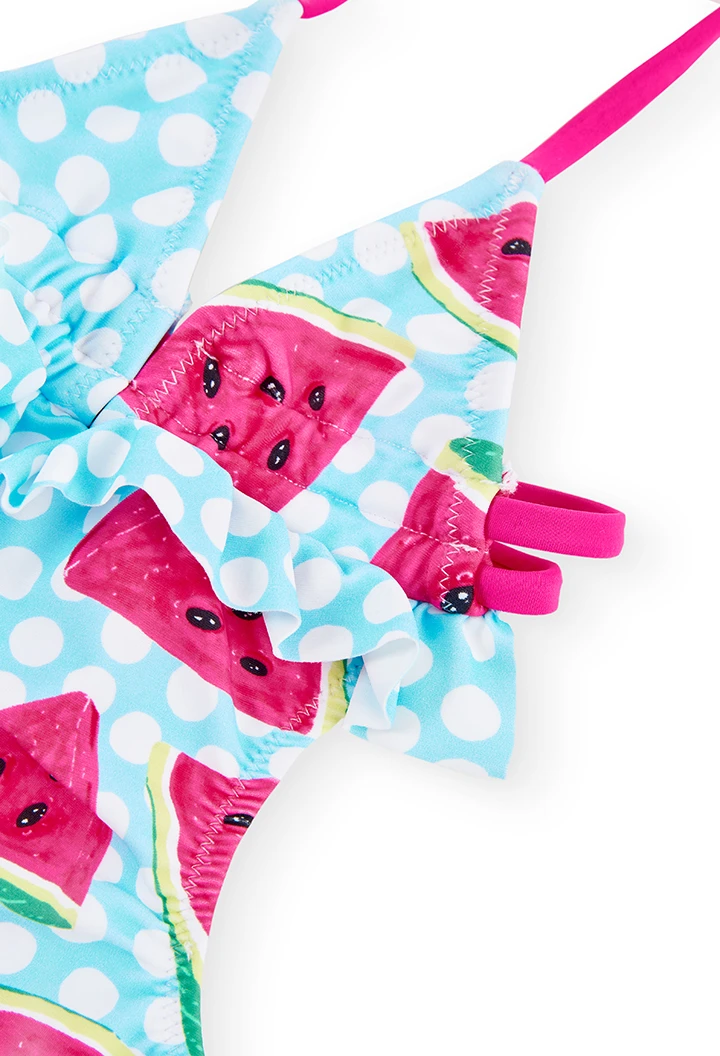 Swimsuit polka dot for girl
