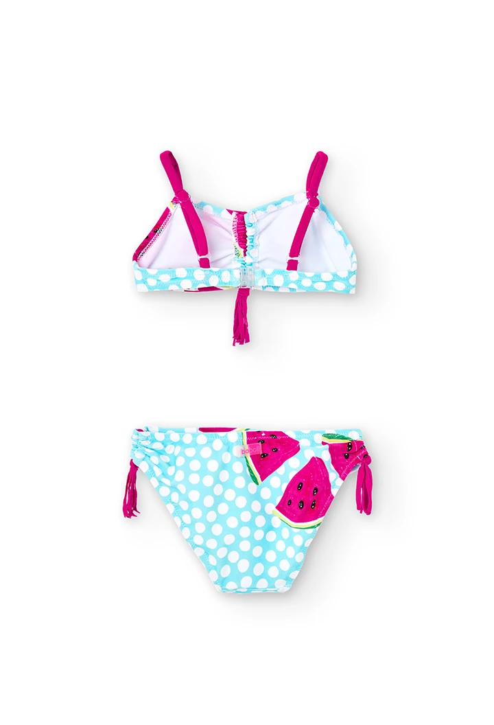 Biquini bolinhas para menina