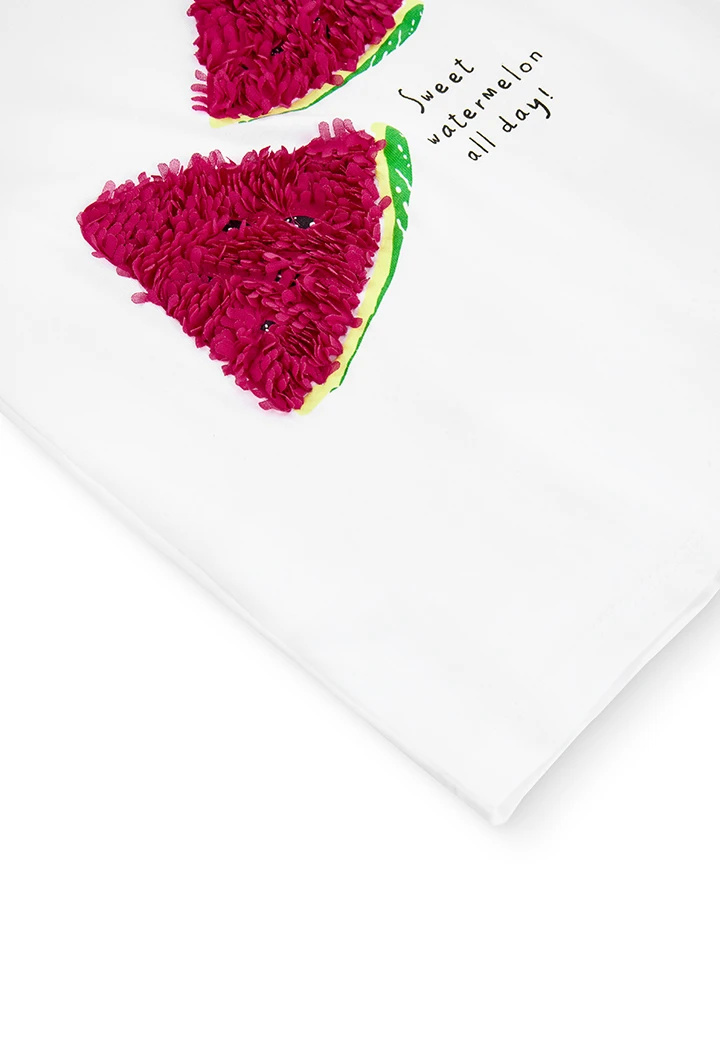 T-Shirt tricot pour fille