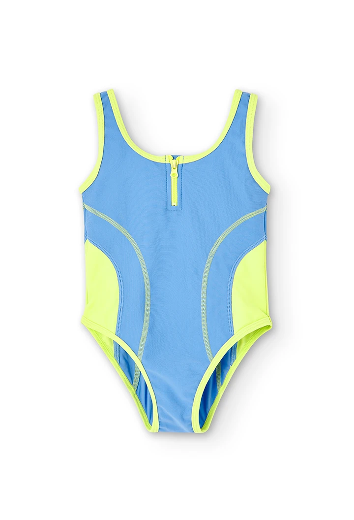 Maillot de bain bicolour pour fille