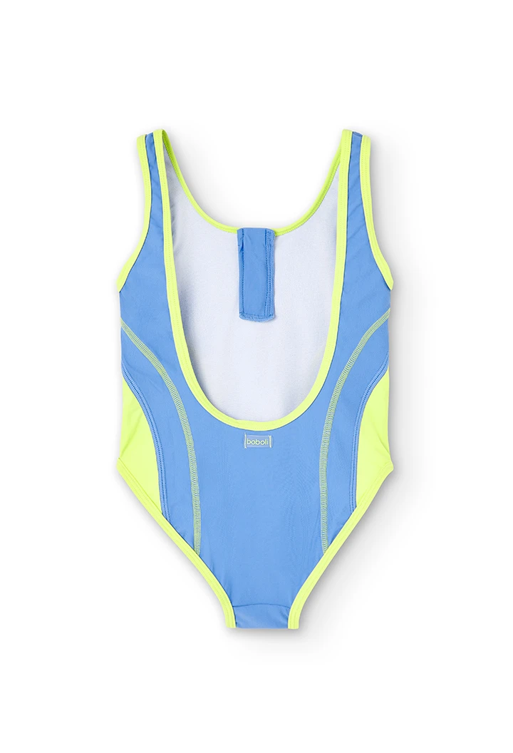 Bañador bicolor de niña