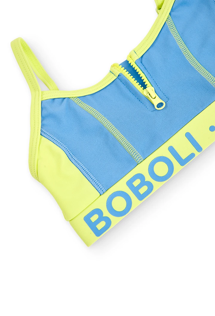 Biquini bicolor para menina