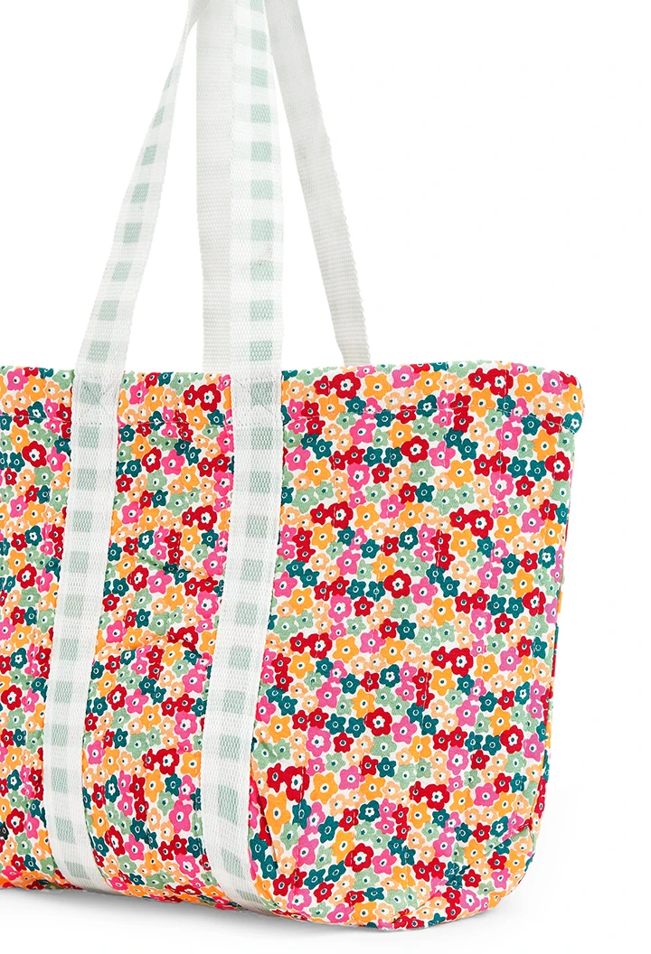 Bag knit floral for girl