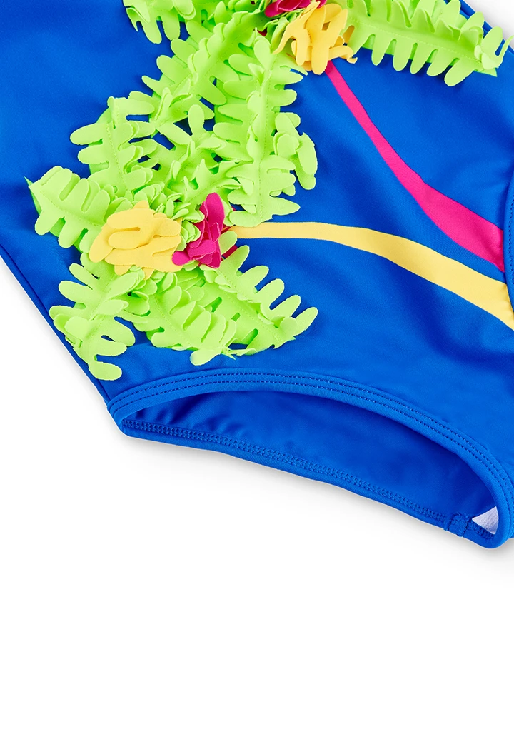 Maillot de bain "palmiers" pour fille
