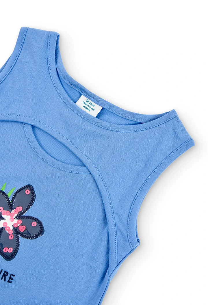 Camiseta malha para menina