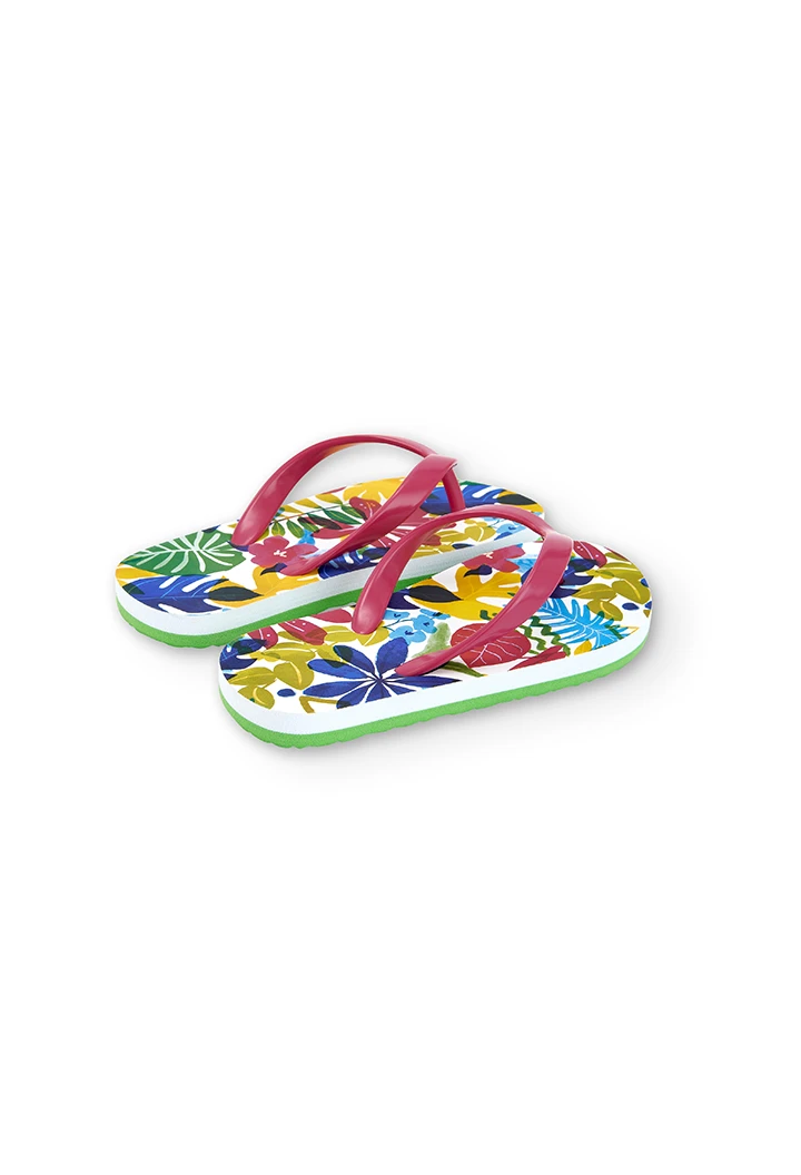 Chanclas estampadas de niña