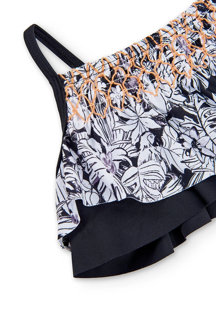Biquini "folhas" para menina