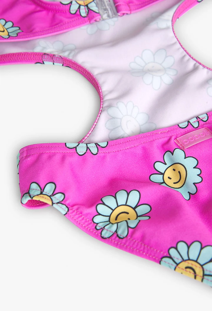 Trikini imprimé fille