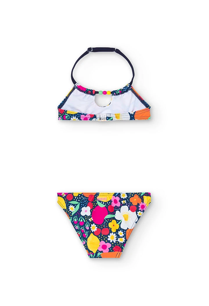 Bikini Da Bambina Con Stampa Di Frutta